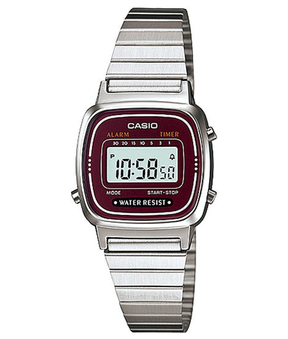 Casio Watch Model VINTAGE LADY STEEL LA-670WA-4DF-0