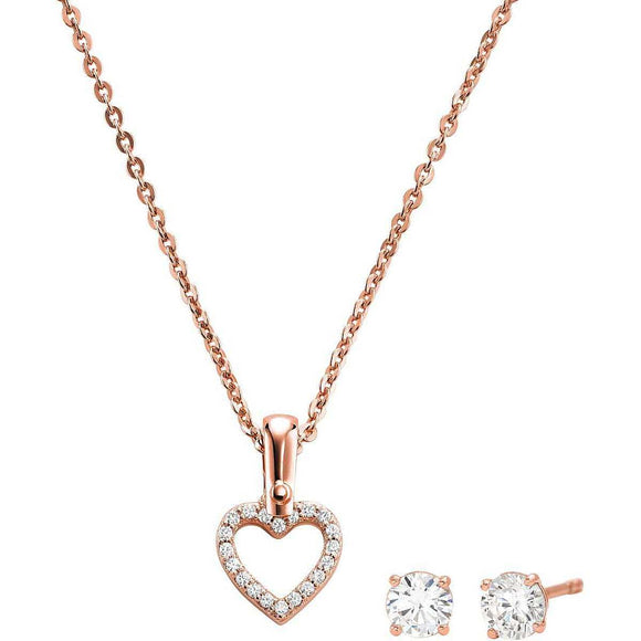 MICHAEL KORS JEWELS Mod. PADLOCK LARIAT Special Pack (Necklace + earrings)-0