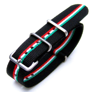 20mm or 22mm NATO Italian Ver. 2 Special Edition Nylon Watch Strap Brush (Italy, Hungary)