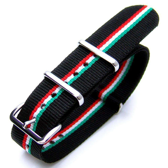 Strapcode N.A.T.O Watch Strap 22mm NATO Italian Ver. 2 Special Edition Nylon Watch Strap Polish (Italy, Hungary)