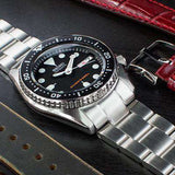 20mm Super Oyster 316L Stainless Steel Watch Band for Seiko SKX013, V-Clasp Button Double Lock