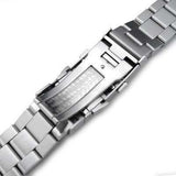 Strapcode Watch Bracelet 20mm Hexad Oyster 316L Stainless Steel Watch Band for Sumo SBDC001, Wetsuit Ratchet Buckle