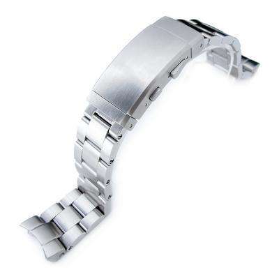 20mm Super Oyster 316L Stainless Steel Watch Band for Seiko SKX013, Wetsuit Ratchet Buckle