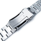 19mm, 20mm or 21mm Super Oyster watch band universal straight end version, Solid Submariner Clasp