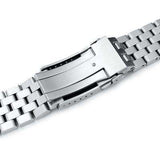20mm Super Engineer II Stainless Steel Watch Bracelet for Seiko MM300 Prospex Marinemaster SBDX001, V-Clasp Button Double Lock