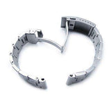 21.5mm Super Oyster 316L Stainless Steel Watch Band for Seiko Tuna, V-Clasp Button Double Lock