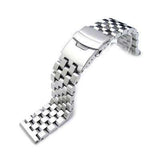 Strapcode Watch Bracelet 21.5mm Super Engineer II Solid Stainless Steel Watch Band for Seiko Tuna Brushed