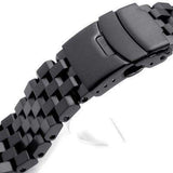 Strapcode Watch Bracelet 21.5mm SUPER Engineer Type II Solid Stainless Steel Watch Bracelet, Seiko Tuna Replacement Strap