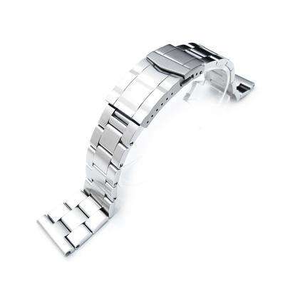 22mm Super Oyster watch band universal straight end version, Solid Submariner Clasp