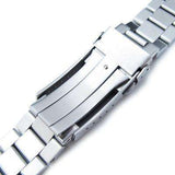 22mm Endmill 316L Stainless Steel Watch Bracelet for Seiko New Turtles SRP777 & PADI SRPA21, V-Clasp Brushed