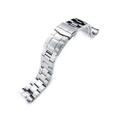 22mm Super Oyster Watch Bracelet for SEIKO SNZF17 Sea Urchin, Solid Submariner Clasp, Brushed
