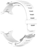 White Silicone Watch Strap for Suunto D4/D4I NOVO Dive Computer plus FREE extension strap