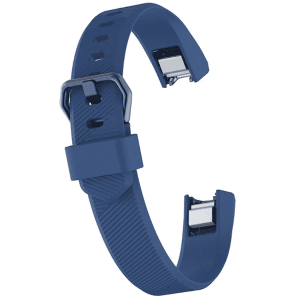 Watch Strap for FITBIT ALTA Navy Blue Silicone Rubber Sizes Small and Large