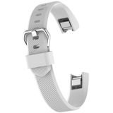Watch Strap for FITBIT ALTA White Silicone Rubber Sizes Small and Large