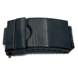 Watch Bracelet Clasp 3 Fold Adjustable Safety Black