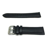 Calf Leather Watch Strap Brown Padded with Stainless Steel Buckle 8mm to 30mm