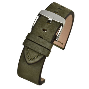 Calf Leather Watch Strap Luxury Range Green Smooth Handmade Size 20mm,22mm,24mm