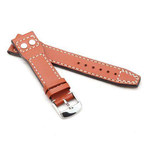 Calf Leather Watch Strap Tan for IWC Marino 20mm and 22mm