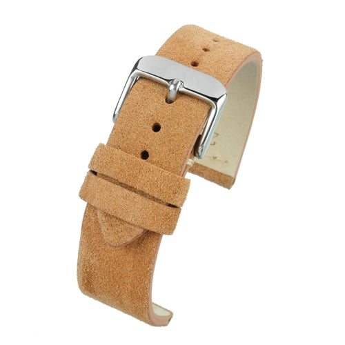 Tan Suede Watch Strap Premium Quality Size 18mm to 22mm