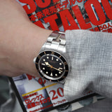 Strapcode Watch Bracelet 20mm 20mm Retro Razor 316L Stainless Steel Watch Bracelet for Tudor BB58, Brushed V-Clasp