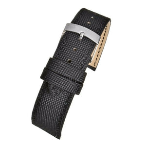 Recycled Watch Strap Ocean Plastic Black 14mm to 20mm