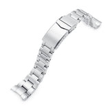 Strapcode Watch Bracelet 20mm Super 3D Oyster 316L Stainless Steel Watch Bracelet for Tudor BB58, Brushed V-Clasp