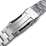 Strapcode Watch Bracelet 20mm Hexad 316L Stainless Steel Watch Band for Seiko MM300 Prospex Marinemaster SBDX001, SUB Diver Clasp