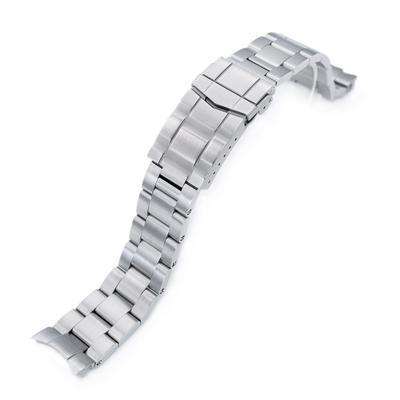 20mm Super 3D Oyster 316L Stainless Steel Watch Bracelet for Seiko Mechanical Automatic SARB033, Submariner Clasp, Brushed