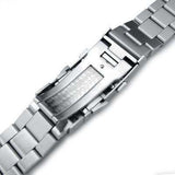 Strapcode Watch Bracelet 20mm Hexad Oyster 316L Stainless Steel Watch Band for Seiko MM300 Prospex Marinemaster SBDX001, Wetsuit Ratchet Buckle