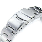 22mm Super 3D Oyster watch band for SEIKO Diver SKX007/009/011 Curved End