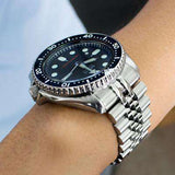 Strapcode Watch Bracelet 22mm Super 3D Jubilee 316L Stainless Steel Watch Band for Seiko SKX007