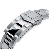22mm Super Oyster watch band for SEIKO Diver SKX007/009/011, Brushed & Polished Submariner Clasp
