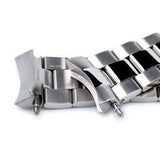 22mm Super Oyster watch band for SEIKO Diver SKX007/009/011, Brushed & Polished Submariner Clasp