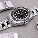 Strapcode Watch Bracelet 22mm Super 3D Oyster 316L Stainless Steel Watch Bracelet for Tudor Black Bay, Brushed & Polished Submariner Clasp
