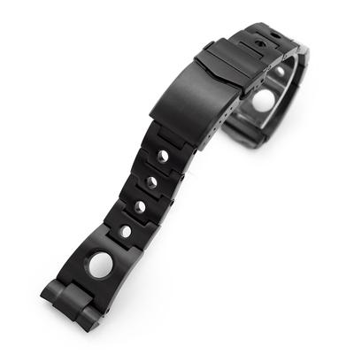 22mm Rollball 316L Stainless Steel Watch Bracelet for Seiko New Turtles SRP777, V-Clasp, PVD Black