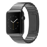 Strapsco Solid Stainless Steel Link Bracelet for Apple iWatch