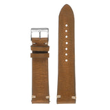 Strapsco Hand-Stitched Vintage Washed Leather Quick Release Strap