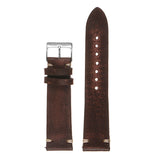 Strapsco Hand-Stitched Vintage Washed Leather Quick Release Strap
