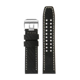 Strapsco DASSARI 23mm Carbon Fiber Watch Strap for Luminox Evo