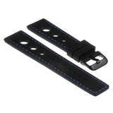 Strapsco Rubber Rally Strap with Black Buckle - Quick Release