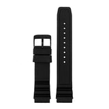 Strapsco Rubber Watch Band for Luminox 3100 Series W/ Matte Black Buckle