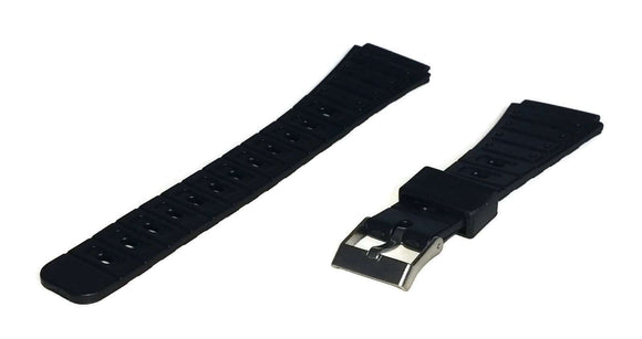 Diving Watch Strap 20mm (24mm Overall Width) Stainless Steel Buckle