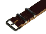 NATO Style Watch Strap Leather