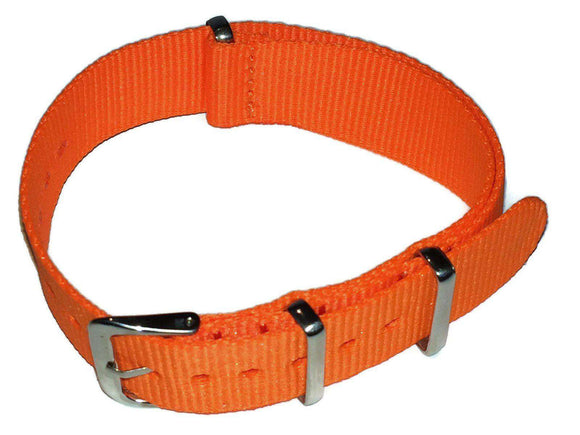 N.AT.O Zulu G10 Style Watch Strap Neon Orange