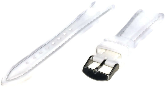 Diving Watch Strap White Rubber