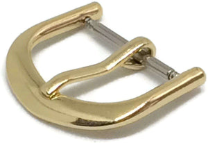 Watch Strap Buckle Bow Shape Gold Plated Size 8mm to 22mm